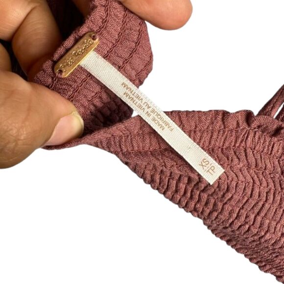 Free People Santa Maria Brown Rust Maxi Dress Size XS - Picture 8 of 8